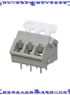 TBL005A-500-03GY-2WT 线对板连接器3POS接线端子5mm通孔45角度带