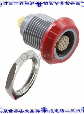 PLB4G220014 圆形连接器14POS插座母插口焊杯镀金面板安装