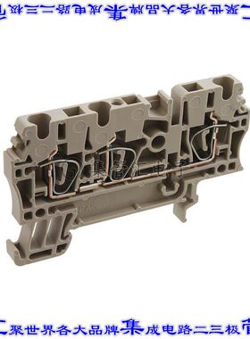 1608540000 端子块连接器3POS馈通式5.1mm米色12-30AWG