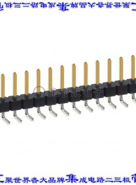 PBC12SBAN 针座连接器12POS分离式2.54mm公形插针通孔直角镀金