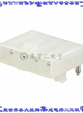 2029150-4 针座连接器4POS接头4.2mm公形插针通孔直角锡