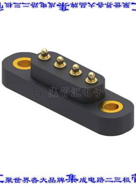 858-22-004-80-012101 弹簧式连接器4POS活塞型4mm通孔镀金