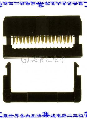 SFH213-PPPN-D08-ID-BK 矩形连接器16POS接头2排2mm母插口黑色IDC