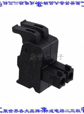 ASP0440222 端子块连接器2POS插头母插口3.81mm黑色自由悬挂