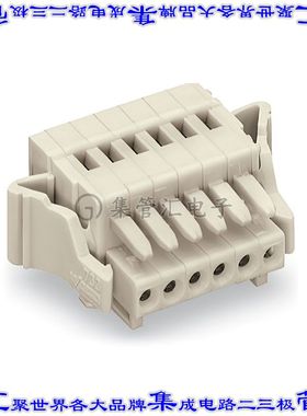733-108/037-000 端子块连接器8POS插头母插口2.5mm灰色自由悬挂