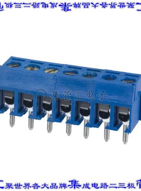 OSTTE070161 线对板连接器7POS接线端子3.5mm通孔水平带板