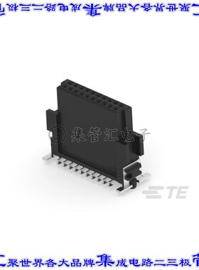 354071-E 针座连接器20POS插座2排1.27mm母形插口表贴SMD镀金