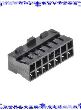 511101451 0511101451矩形连接器外壳14POS插座2排2mm母形插口黑