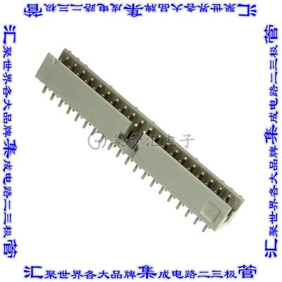 10075025-G01-40ULF 针座连接器40POS接头2排2mm公形插针通孔直针
