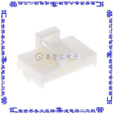 1452349-1 矩形连接器外壳10POS插座母形插口天然色自由悬挂