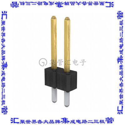 78229-102HLF 针座连接器2POS接头2.54mm公形插针通孔直针镀金