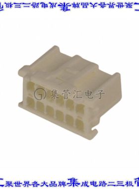513531200 0513531200矩形连接器外壳12POS插座2排2mm母形插口白