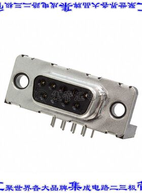 D09S33E4PA00LF 连接器9POS插座母插口2排D-Sub通孔直角