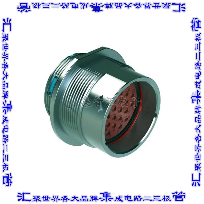 AHDM04-24-31PR 圆形连接器31POS插座外壳用于公插针银色面板安装