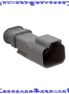 DT04-2P-CE04 矩形连接器外壳2POS插座公形引脚灰色自由悬挂