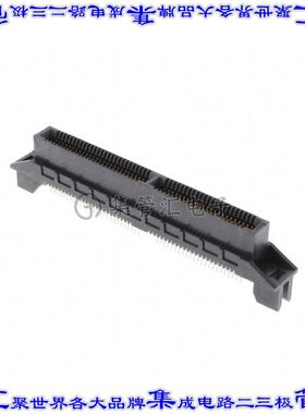 MEC8-150-02-L-D-EM2 卡边缘连接器100POS母头2排0.8mm黑色镀金