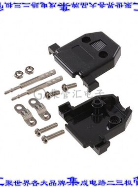 DA15-HD-PB-TS 连接器15POS后壳180度无屏蔽黑色