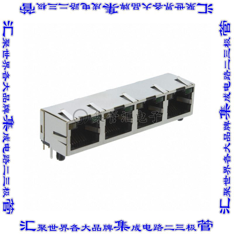 A63-143-313P161 接插件连接器CONN JACK 4PORT 100 BASE-T PCB