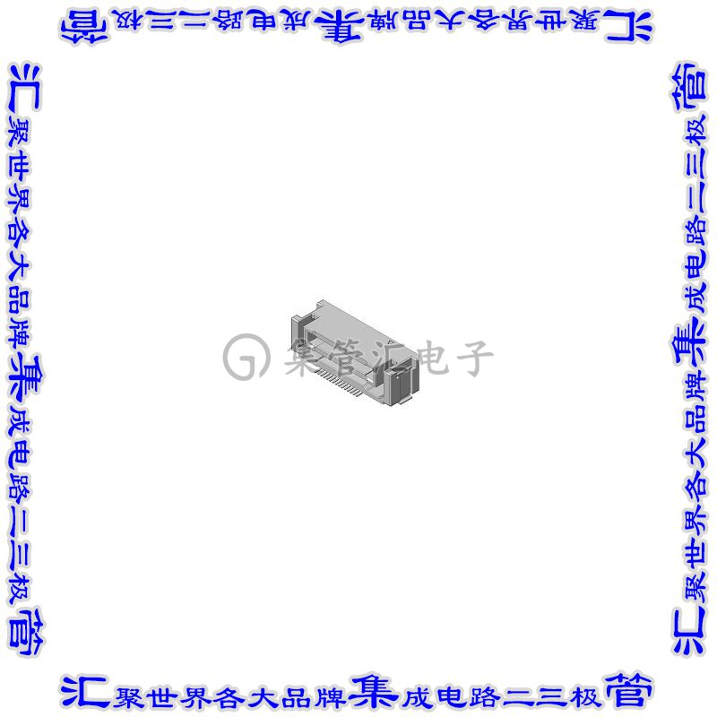 AX01R030HAYBR600 板对板连接器30POS插头外罩触点2排0.64mm表贴