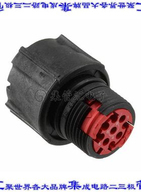 CL1F1201 圆形连接器9POS插头外壳用于母插口黑色自由悬挂耦合螺