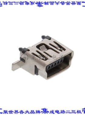 MUSB-B5-S-VT-TSMT-CS1-10-PP-T/R 连接器USB-miniB插座5POS表面