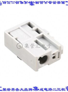 CE2A111Z00 矩形连接器外壳2(1同轴+1电源) 母形插口灰色自由悬