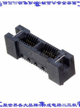 HSEC8-113-01-L-DV-A-L2 卡边缘连接器26POS母头2排0.8mm黑色镀金