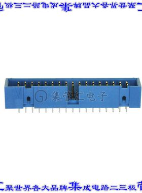 3-1761603-1 针座连接器34POS接头2排2.54mm公形插针通孔直针镀金