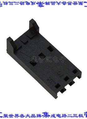 50579503 0050579503矩形连接器外壳3POS插座2.54mm母形插口黑色