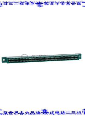 345-100-524-202 卡边缘连接器100POS母头2排2.54mm绿色镀金
