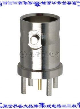 112404 同轴连接器BNC插孔母形插口焊接50欧姆通孔