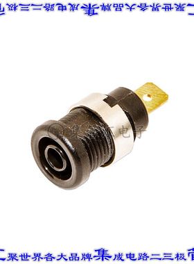 BU-P72913-0 接插件连接器CONN BANANA JACK SOLDER BLACK