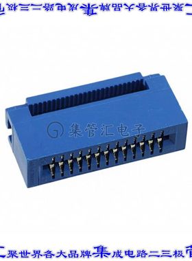 CWR-170-26-0203 卡边缘连接器26POS母头2排2.54mm蓝色锡