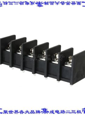 OSTYK51106030 端子块连接器6电路隔板接线座9.5mm螺钉带紧固板