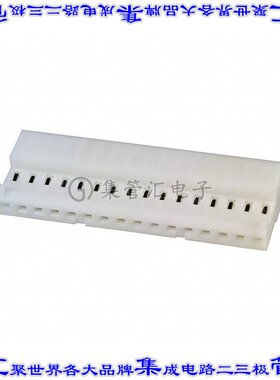 4-643814-6 矩形连接器16POS插座2.54mm母插口白色IDC锡自由悬挂