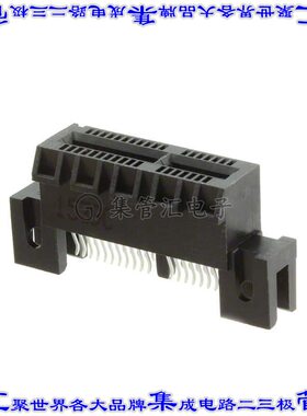 G630H3602247EU 卡边缘连接器36POS母头2排1mm黑色镀金