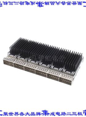 2170707-3 插拔式连接器外壳成组(1 x 6)QSFP28通孔直角压配