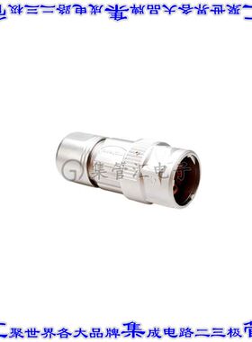 MB5CKN0900-S3 圆形连接器9(4+4电源+PE)插头外壳用于母插口银色