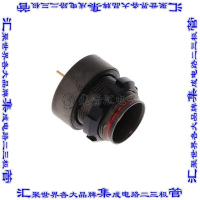 HDX-WGKM0-09UMBL 圆形连接器9(6+3电源)插座母插口焊接镀金面板