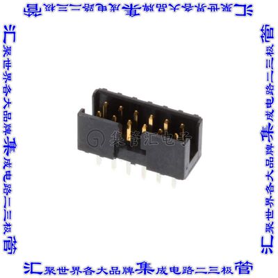 1-2842284-2 针座连接器12POS接头2排2mm公形插针通孔直针镀金