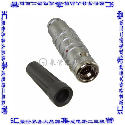 FLKC-16FGMS-GCP-213 圆形连接器16POS插头公引脚焊杯镀金自由悬