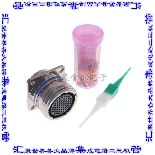 D38999/20FE35SN 圆形连接器55POS插座母插口压接镀金面板安装