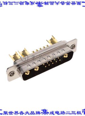 680M13W3103L411 连接器13(10+3电源)插头公引脚2排D-Sub组合式面