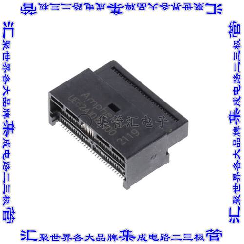 UE62A10123100T 插拔式连接器60POS插座OSFP表面贴装直角焊接镀金