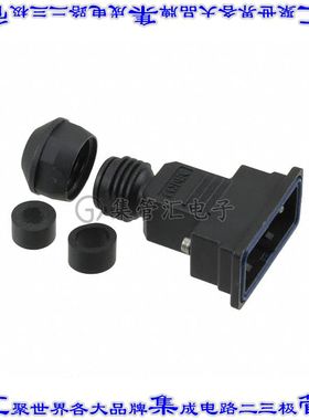 15-004710 连接器9POS后壳180度无屏蔽黑色