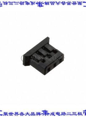10125836-03-001SP 矩形连接器外壳3POS插头1.2mm母形插口黑色自