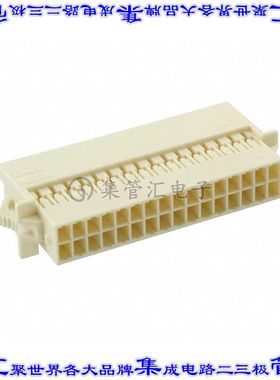 3-1969595-2 矩形连接器外壳32POS插座2排2.5mm公形引脚天然色面