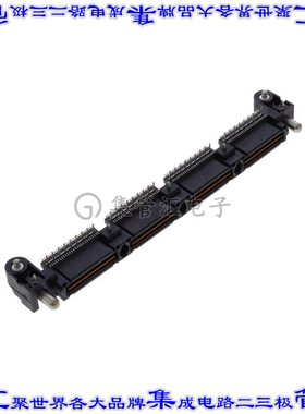 QMS-104-02-SL-D-RA-MG 板对板连接器208POS接头外罩触点2排0.64m