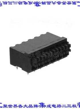 691810110306 线对板连接器6POS接线端子3.5mm通孔水平带板