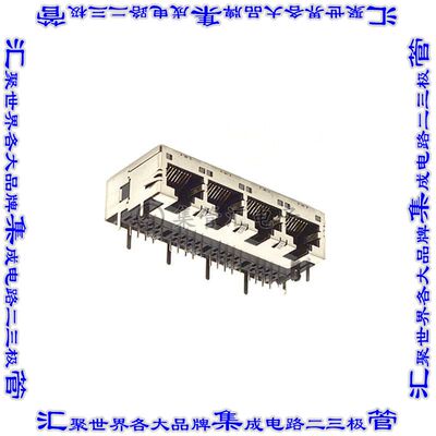 TM21R-5A-3232-LP(50) 接插件连接器CONN MOD JACK 8P8C R/A SHIE
